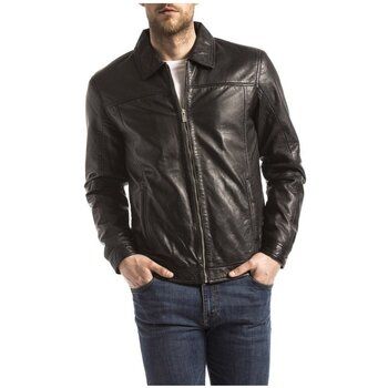 Blue Wellford Cazadora de cuero Chaquetas Abrigos-HOMBRES para hombre