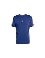 camiseta adidas 3 bandas sj hombre azul oscuroblanco