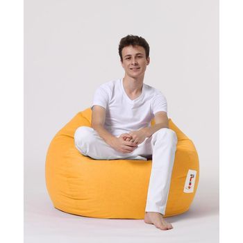 Puf De Jardín Premium Xxl Amarillo