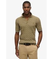 superdry para hombre m1110441a polo texture verde xxl casual algodon manga corta