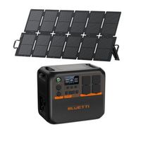 kit estacion de energia bluetti ac200pl  panel solar 220 w 2304 wh