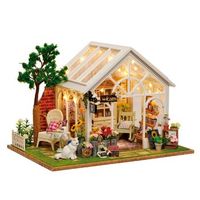 invernadero con girasoles maqueta 3d realista con gran detalle y luces led 19x22x175 cm color multicolor