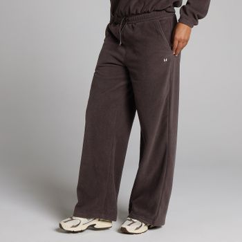 Pantalón de chándal de pierna recta de felpa para mujer de MP - Chocolate - S