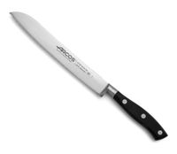 cuchillo panero acero inoxidable forjado nitrum 200 mm mango negro