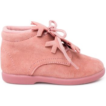 Pisamonas Botines Botitas Serraje Cordones Adorno Copo para niño
