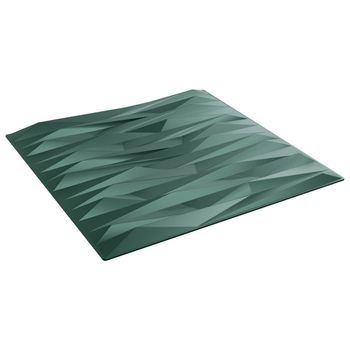 Paneles De Pared 24 Uds. 50 X 50 Cm Verde Piedra Espuma Xps Vidaxl