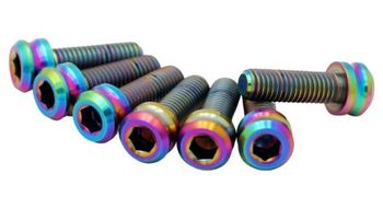 Tornillos de potencia pride racing cayman v2   ftl t25 titanium oil slick