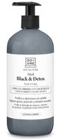 soivre black  detox mascarilla capilar 100 ml