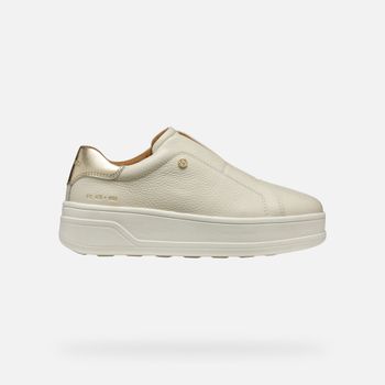 GEOX Spherica Ecub-2 Mujer Blanco Lechoso/dorado Claro