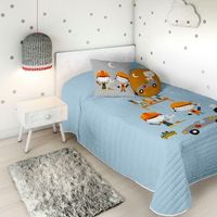 haciendo el indio - colcha bouti reversible - cama 105 - algodon - herramientas hei