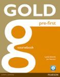 gold pre-first coursebook and cd-rom pack