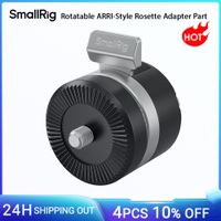 adaptador de roseta de ajuste rapido giratorio smallrig para estandar estilo arri rotacion de un solo toque uso universal izquierdoderecho-5134