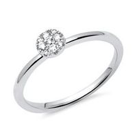 anillo de plata 925 engastado con circonitas