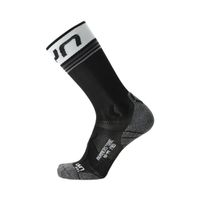 uyn runners one calcetines para correr hombres-negroblanco