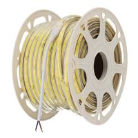 tira led cob auto-rectificada 220vac 10wm ip65 - 50 metros cinta 3m blanco natural 4000k