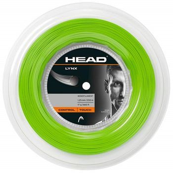 Cordaje Para Raqueta De Tenis Head Lynx Rollo 200m -1.25-verde