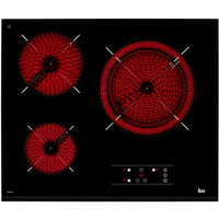 vitroceramica independiente teka tb 6315 3 zonas coccion ancho 60 cm