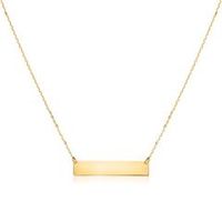 cadena grabado para mujer en oro 9 quilates