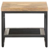 mesa auxiliarrmesa de centrormesita de centro de madera maciza de mango 40x40x35 cm