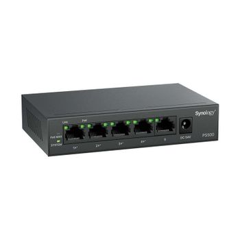 Synology PS500 Switch Gigabit PoE+ 5 puertos