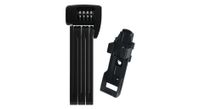 abus bordo lite 6055c 85 bk candado plegable   soporte sh negro