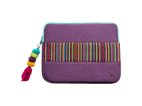 funda portatil - wondee valap017 compatible con pc hasta 12 resistente cierre cremallera lila