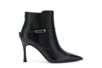 botin mujer piel con hebilla black
