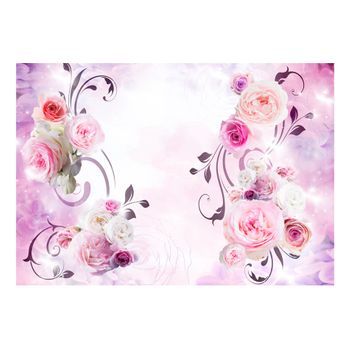 Papel Pintado 3d - Variaciones Rosadas (300x210 Cm)