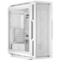 corsair 5000t mid tower eatx cristal templado usb-c blanca