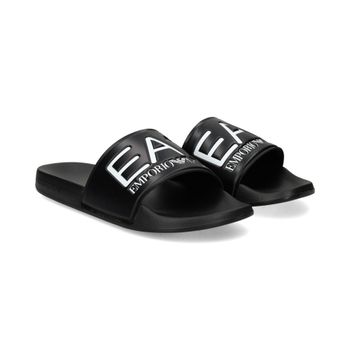 Ea7 Sandalias Hombre - Negro Talla 8