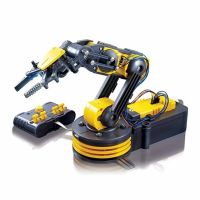 kit de brazo de robot diy con cinco articulaciones de cinco ejes controladas por cinco motores y con luz led para exper