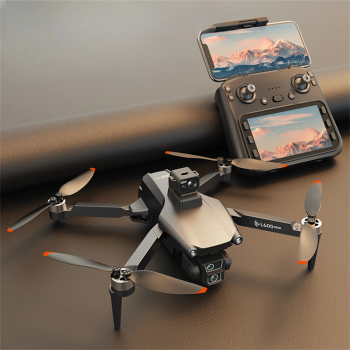 LYZRC L600-1 PRO GPS 5G WiFi FPV con pantalla LCD de 4.5 pulgadas Controlador HD Doble cámara Gimbal Servo Evitación de