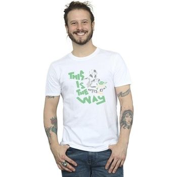 Disney Camiseta The Mandalorian This Is The Way para hombre