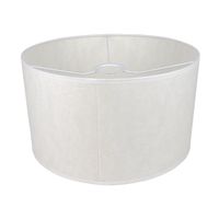 pantalla biche redondo con encaje e27 al17xd30cm blanco