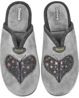 de devalverde 1162 zapatillas de casa para mujer gris
