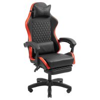 silla gaming mars gaming mgc-x reclinable con reposapies soporte lumbar y polipiel
