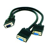 cable bifurcador svga hpdb15m - 2 x hpdb15h de 45 cm