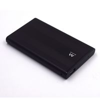 caja externa hdd 25 eminent-ewent aluminio sata usb 20 negro