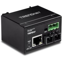 trendnet ti-f10s30 convertidor industrial reforzado fibra monomodo sc 100 base-fx 30km