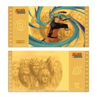 billetes de oro naruto shippuden coleccion 1 golden ticket 9 modelos 72 x 145 cms