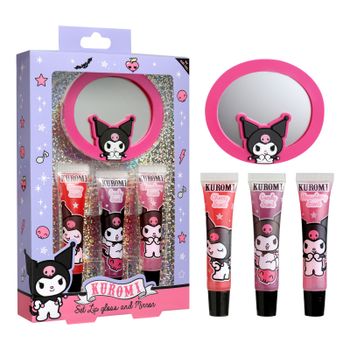 Set Con 3 Brillos Labiales 7,5 Ml Y Espejo
