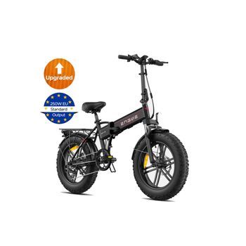 Bicicleta Eléctrica Engwe Ep-2 Boost 250w 624wh 20x4.0 Freno Disco - Negro