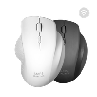 mars gaming mmwergo raton inalambrico ergonomico compatibilidad ps4ps5xboxpcmac raton pc negro o blanco