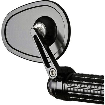 Espejo retrovisor de barra Motoadget M-View Cruise sin cristal negro