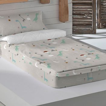 Saco Nordico Con Relleno 100% Algodón Jurasic White Coor Cama 90 (90x190/200 Cm)