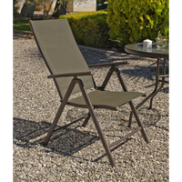 sillon-tumbona plegable para jardin con respaldo ajustable