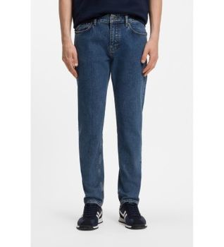 BOSS para hombre. 50566052 Jeans Tapered Fit azul (32/32), Casual, Algodón, Denim