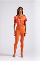 leggings de tela superstretch orange 42