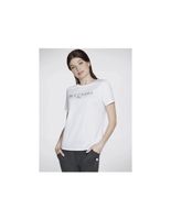 camiseta skechers shine mujer blanco