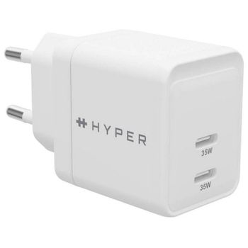 Hyper HJG35EU HyperJuice Cargador USB-C de 35 W GanN para Smartphone y Tablets Blanco